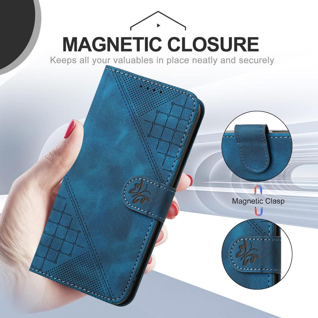 YX0080 For Samsung Galaxy S25 Case Butterfly Imprint Leather Wallet Phone Cover