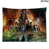Caribean Pirates Wall Tapestry Aesthetic Wall Hanging Printed Fabric Blanket Decorative Tapestries for Bedroom Living Room Home Decor