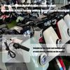 Lithium Powered Bike Throttle With Curved Speedometer Screen & Security Lock Mechanism Rubber Throttle Handle for Ride