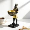 Anubis Pallet Storage Tray Resin Ornament Ancient Egypt Dog God Handicraft Living Room Beside The Table Study Decoration Gift
