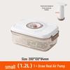 Food Grade Vacuum Sealing Storage Box with Manual Pump
