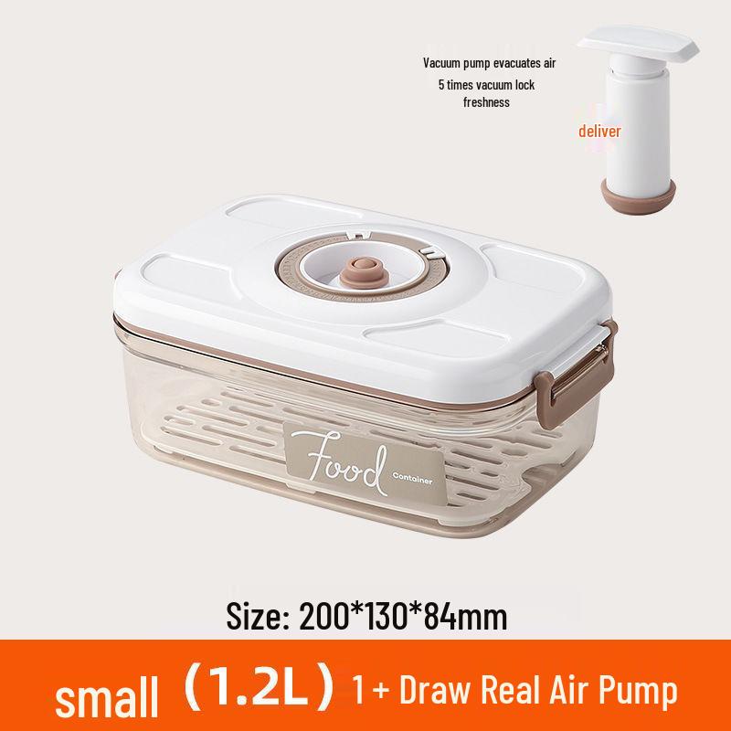 Food Grade Vacuum Sealing Storage Box with Manual Pump