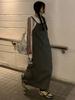 AYIHOLIC CASHMERE Athleisure Suspender Maxi Dress