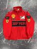 F1 Embroidery Racing & Cycling Suit - Retro American Style Jacket for Men & Women