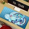 XXL Kawaii Mouse Pad Pokemons Eevee Computer Speed Type Mat for Esports Players Lock Edge Keyboard Pad Mousepad Office Desk Mat