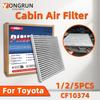 YONGRUN 1/2/5pcs Automotive Air Filter Suitable For Toyota: Tacoma (2005-2023) Carbon Fiber Filter Cf10374 Durable 87139-Yzz09