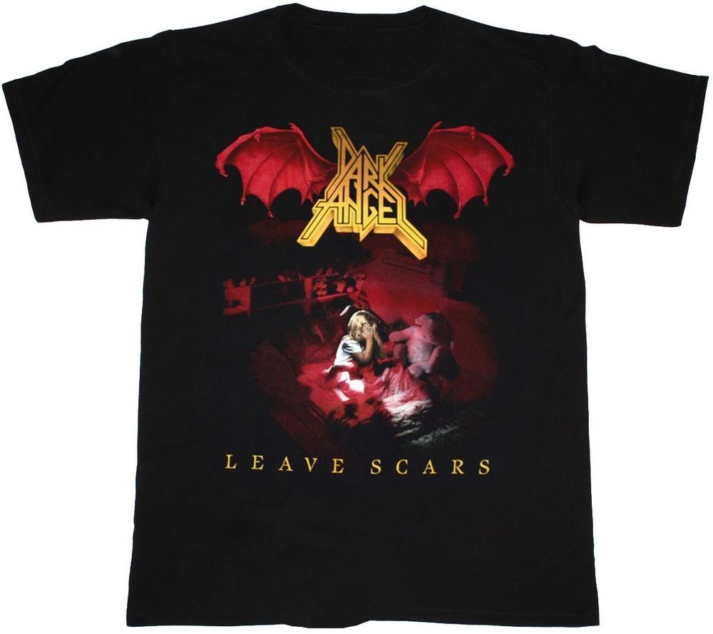 Vtg Dark Angel Leave Scars Heavy Cotton Black All Size Unisex Shirt TR352 Unisex T-Shirt S