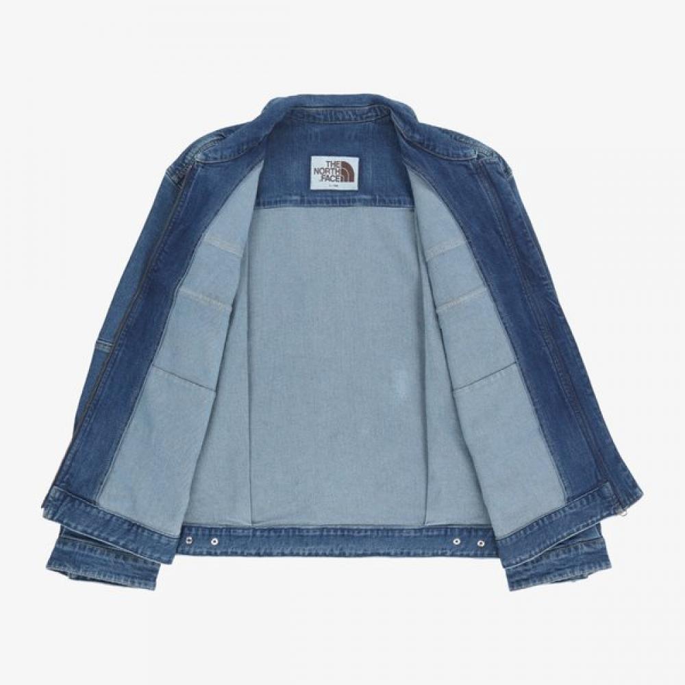 The North Face Denim Trucker Jacket Light Blue Nj3br53k