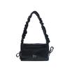 Large capacity bag women's summer 2025 new niche design pleated shoulder messenger bag casual commuter bucket bag