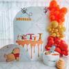 75PCS Yellow Honey Winnie the Pooh Theme 32inch Gold Number Kids Birthday Party Decor Gift Baby Shower Garland Arch Kit Globos