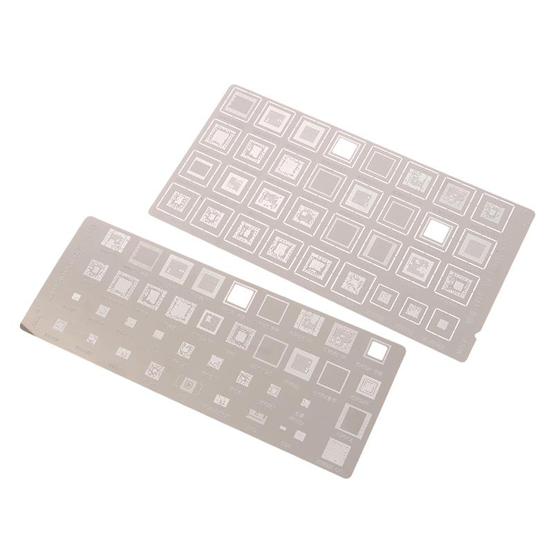 4Pcs Universal Bga Reballing Stencil For Mtk Msm Cpu Pm Power Ic Planting Soldering Net