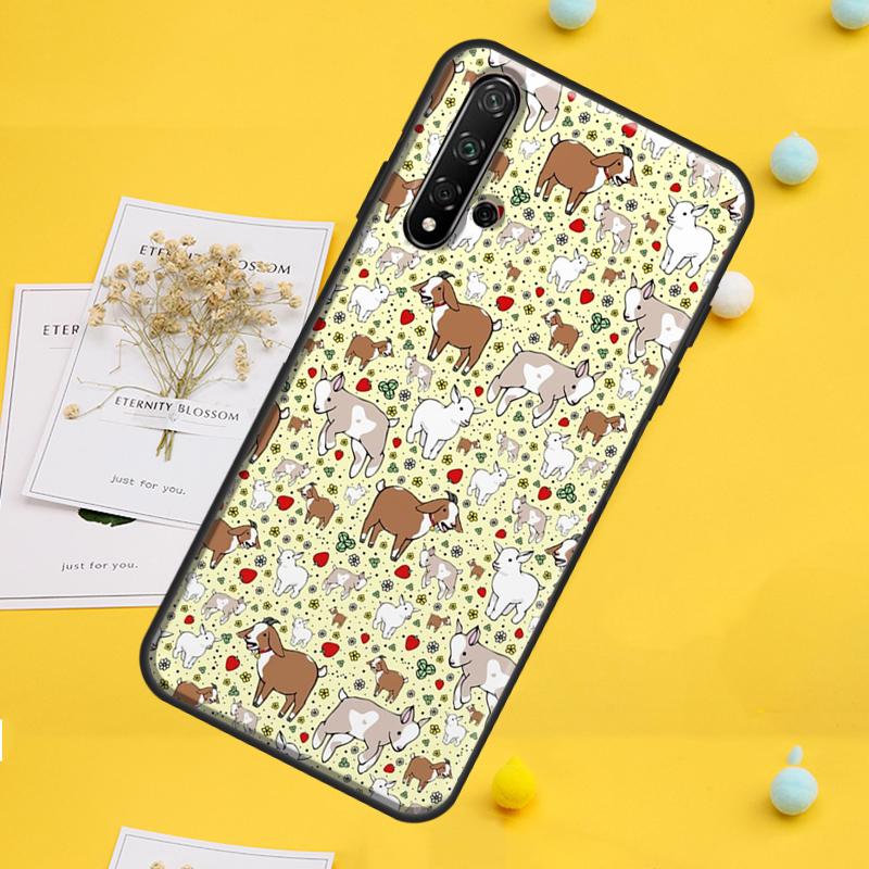 Goats For Huawei Nova 12i 7i 8i 11i 12s 9 10 SE Y91 Y90 Y60 Y70 Y72 Y61 P30 P40 Lite P60 Pro Case