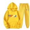 Trapstar Streetwear Hooded Fleece Sweatshirt Casual Sport Two-Piece Set for Men & Women