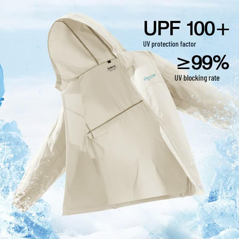 Baleno Men's UPF100+ Sun Protection Cooling Hooded Jacket