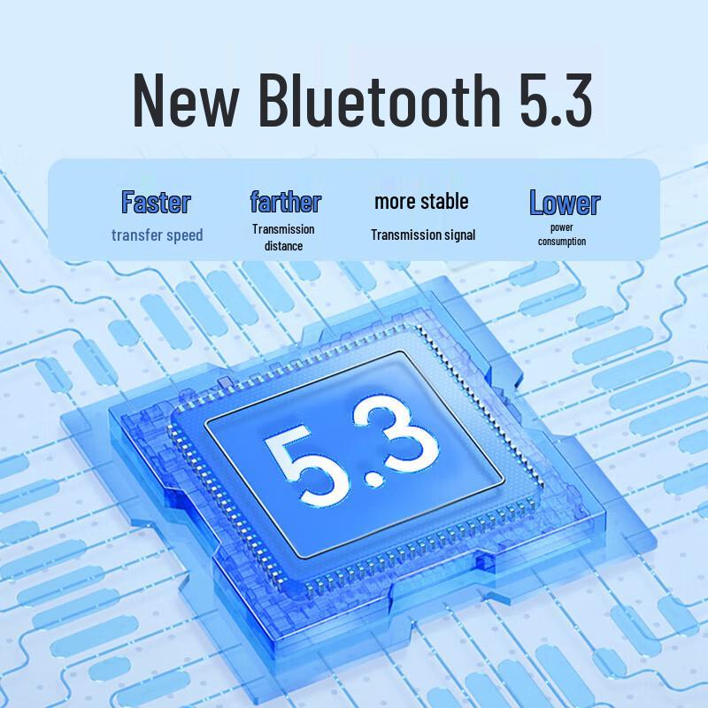 aigo TA80 Half-in-ear Bluetooth 5.3 ENC Noise Cancelling Earbuds