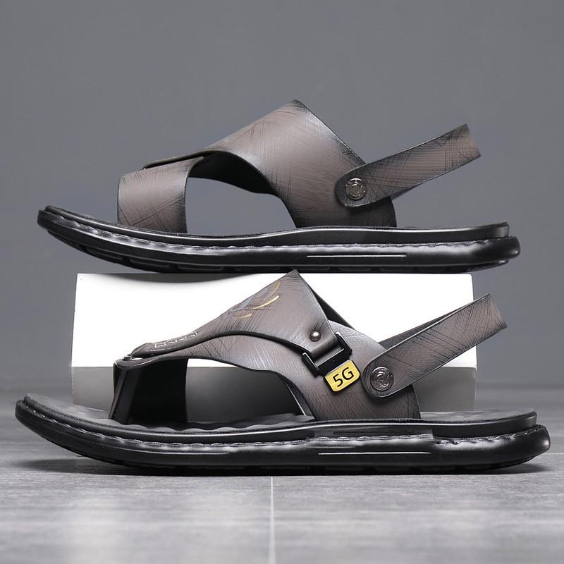 Men's sandals wholesale summer non-slip beach shoes men's  trade large size new flip-flops leisure outside to wear sandals D250