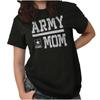 US Army Mom United States Military Star Logo Womens Graphic Crewneck T Shirt Tee
