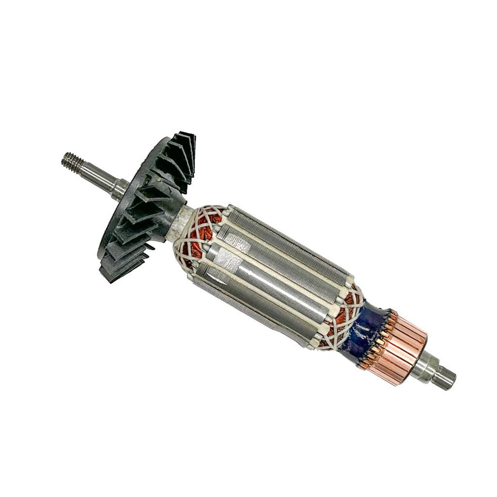 GWS750-For 100 Rotor for Angle Grinder Fits GWS750/For 100/125 Models Copper Motor Core 121mm Shaft 59mm Fan Diameter