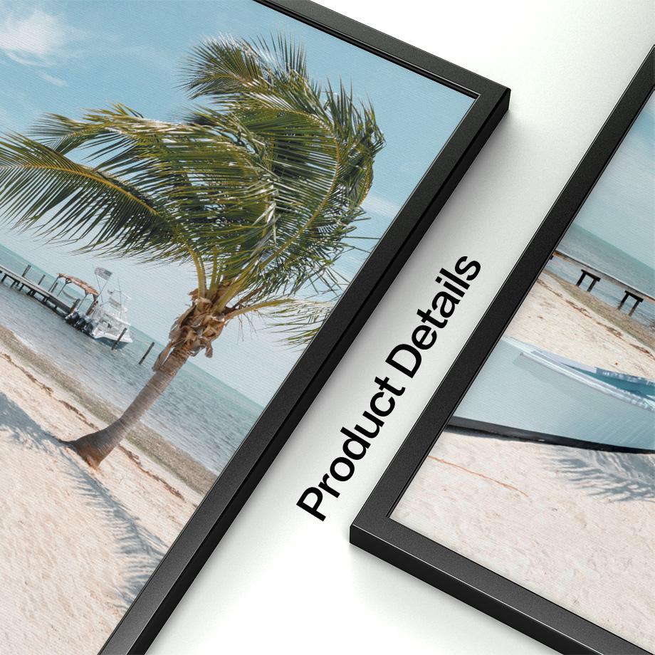 Car Seagull Chalet Coconut Tree Beach Landscape Wall Art Canvas Painting Nordic Poster And Prints Wall Picture Living Room Decor