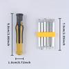 12 in 1 Multi-functional Screwdriver Set Precision Magnetic Screwdriver Kit Repair Tools for Phone Laptop Watch Electronics Etc