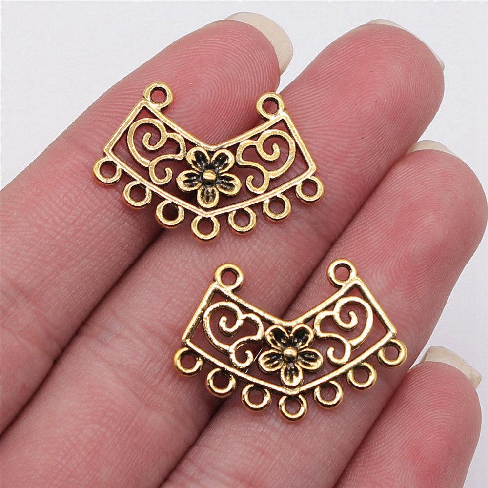 Accessories Parts Curved Necklace Connector Minimalist Jewelry Components QA013