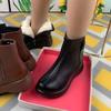 Winter High-end Mother Short Boots Women's 2025 New Non-slip Soft-soled Foreign-style Fashion Versatile Velvet Warm Cotton Boots