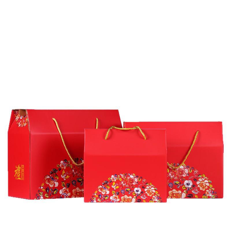 Longze Mid-Autumn Mooncake & Pastry Gift Box with Braised Food and Dried Fruit Specialty