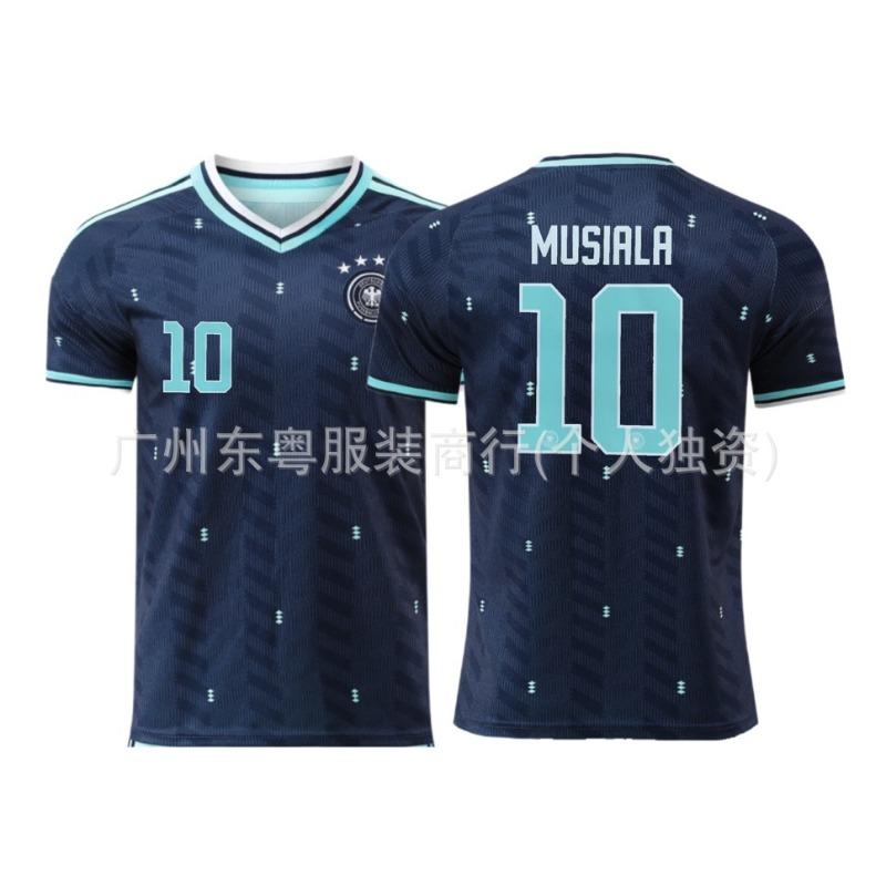 New Bar West Argentina Portugal Teeth France Belgium Jersey Adult Football Suit Club Short Sleeve T-Shirt