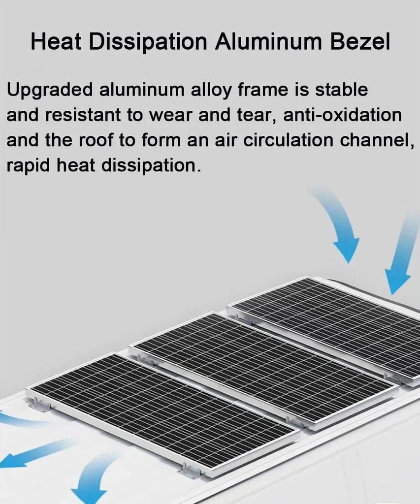 Aluminum Solar Panel Z-Bracket Mounting Kit - Roof-Style for Vehicles (Car/Boat/RV/Yacht)