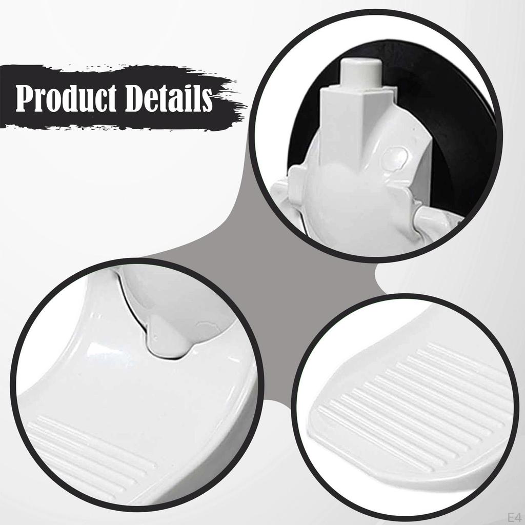 Duschfußstütze Rasierbein-Stufenhilfe Pedal Saugfuß Badezimmer für Hotel Haushalt