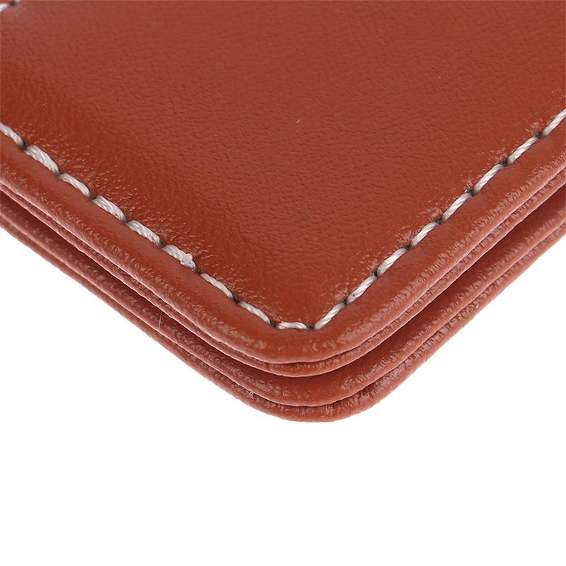 1Pc Money Clip Wallet Slim Men Women Vintage Strong Magnet Money Clip Cow Pu Leather Pocket Clamp Credit Card Cash Wallet
