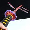 104cm Demon Slayer Katana Sword Kimetsu No Yaiba Anime Cosplay Prop Ninja Knife Real Size Japanese Katana Samurai Sabre Kid Toys
