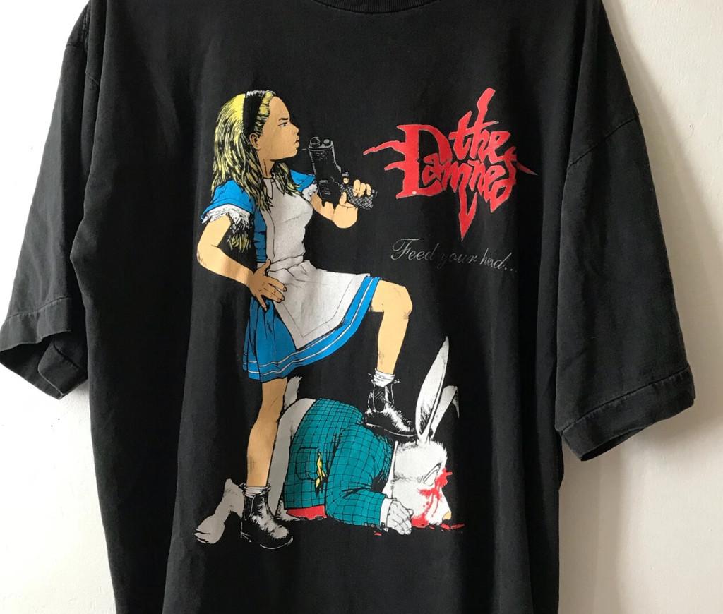 Vintage 1994 THE DAMNED JAPAN TOUR T-shirt S-5XL XL