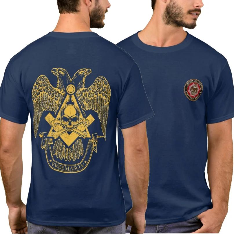 

Scottish Rite Doubleheaded Eagle Freemason Masonic TShirt New 100 Cotton ONeck Short Sleeve Casual Mens Tshirt Size S3XL 4XL