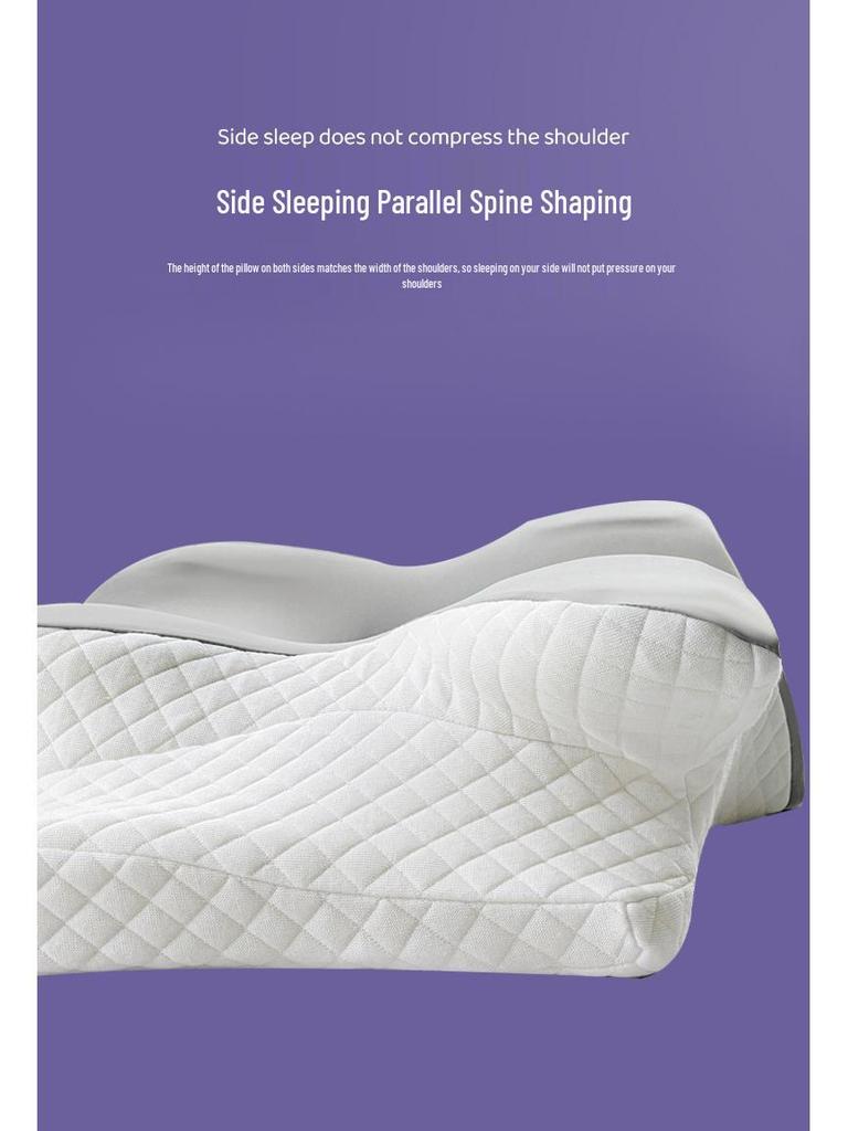 Dual-Use Memory Foam Neck Support Pillow for Deep Sleep