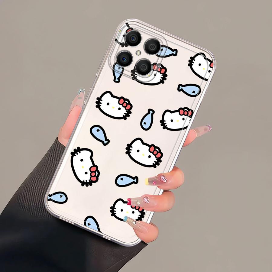 

Soft Phone Cover Case for Honor X8 X9a X9b X8a 90 Lite X8b X7b Sanrio Cartoon Hello Kitty Honor 90 Lite