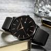 CRRJU 2172 Men's Casual Watch - Simple, Ultra-Thin Design with Calendar for Students and Professionals