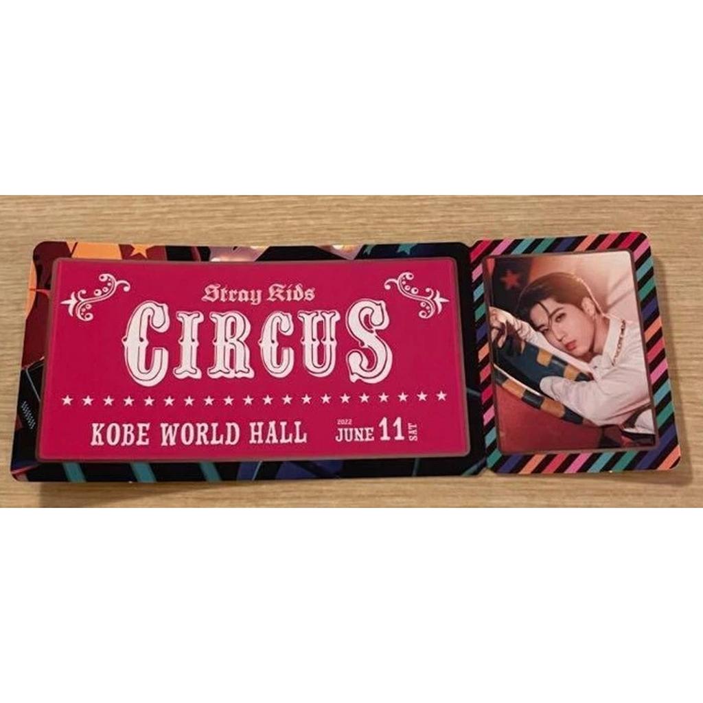 Stray Kids CIRCUS Official picture ticket Sticker Japan Kobe venue June 11,12