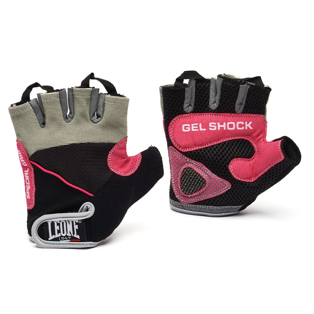 

Перчатки для поднятия тяжестей LEONE 1947 Gym Lifting Gloves Unisex без пальцев с гелевой подкладкой и застежкой-липучкой, дышащие, размер L AB712 [BODY BUILDING]/розовый [оригинальный продукт] розовый