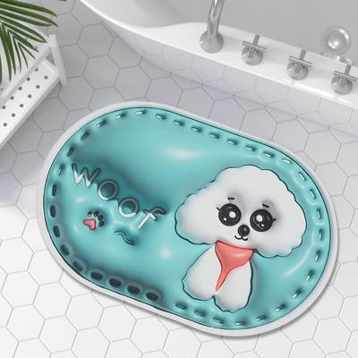 New Cartoon Smiley Face 3D Expansion Bubble Visual Stereo Drain Mat Toilet Kitchen Bathroom Non-slip Quick Dry