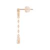 Official 10K Pink Gold Birthday Gift for Includes Jewelry 112546153104 4℃ Earrings, Women, Case,