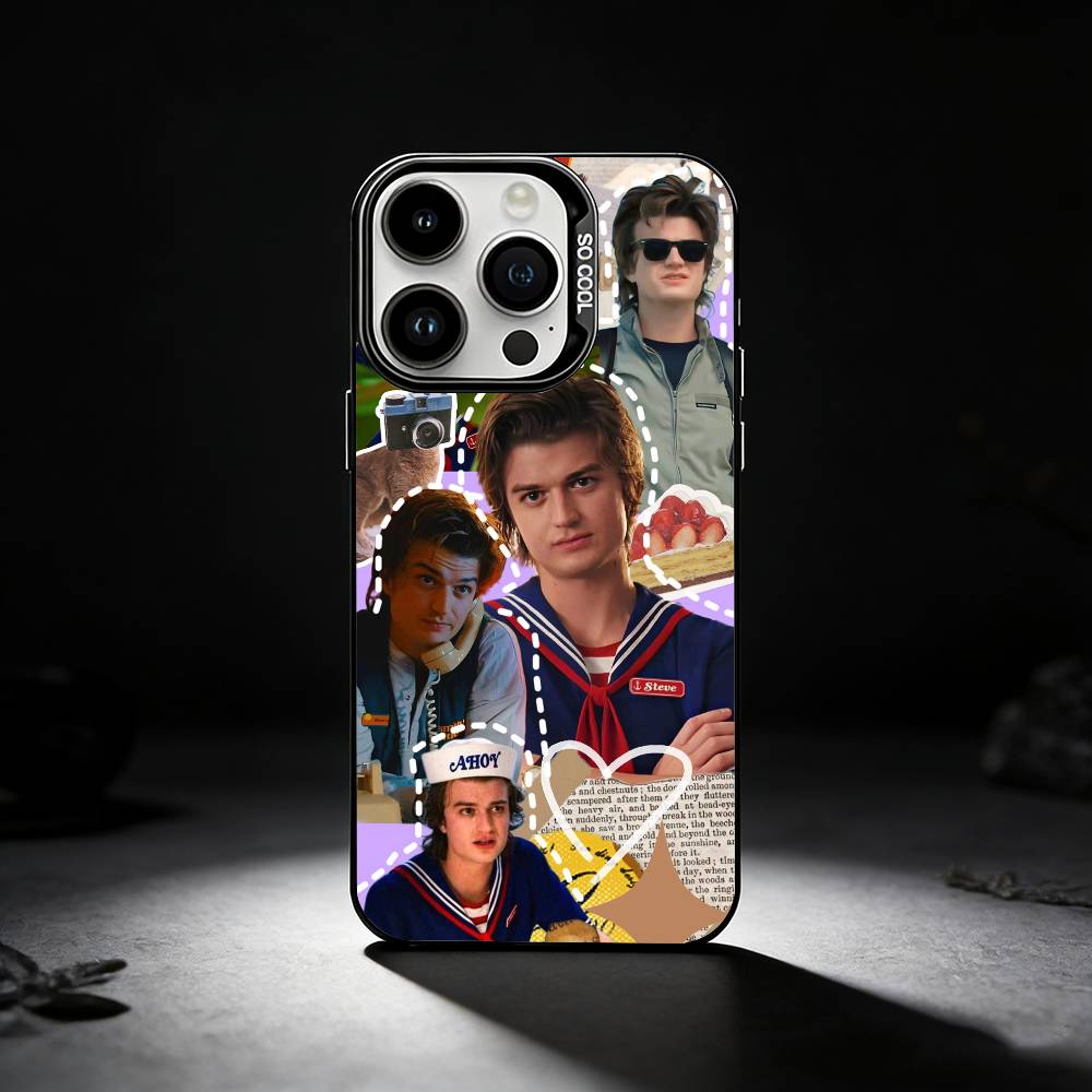 

COOL S-Steve H-Harrington Phone Case For iPhone 17,16,15,14,13,12,11 Plus,Pro Max,XS,Colored silver phone case iPhone13