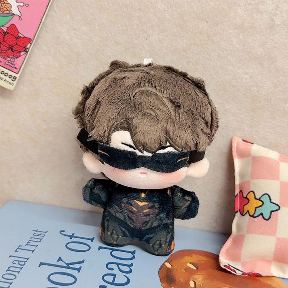 10cm Stuffed With Removable Eyepatch Cosplay Game Character Bag Plushie Doll About 10cm