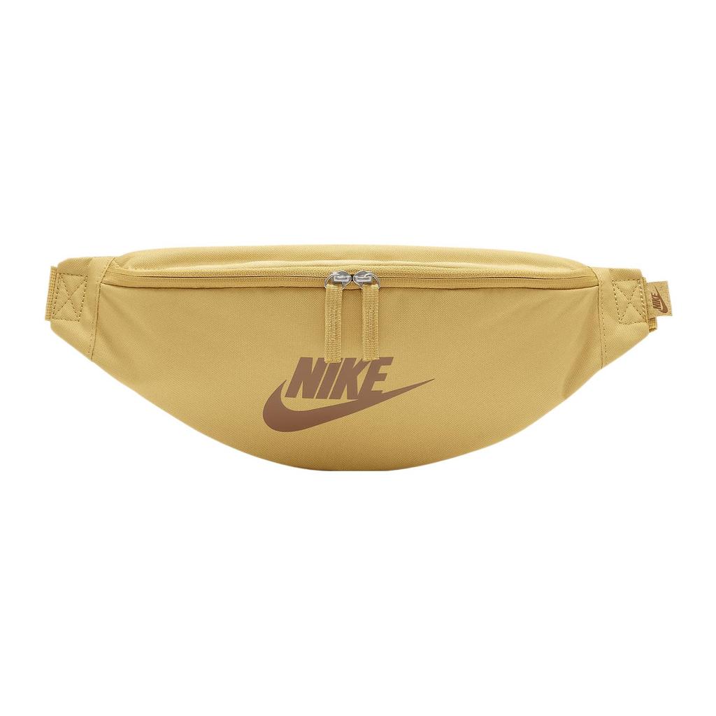 New Nike Nylon One Shoulder Crossbody Fanny Pack Regular Unisex Wheat Gold & Ale Brown DB0490-725