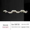 Wave Ribbon Minimalist Chandelier - Luxury Designer Light for Modern Hotel Bars and Restaurants