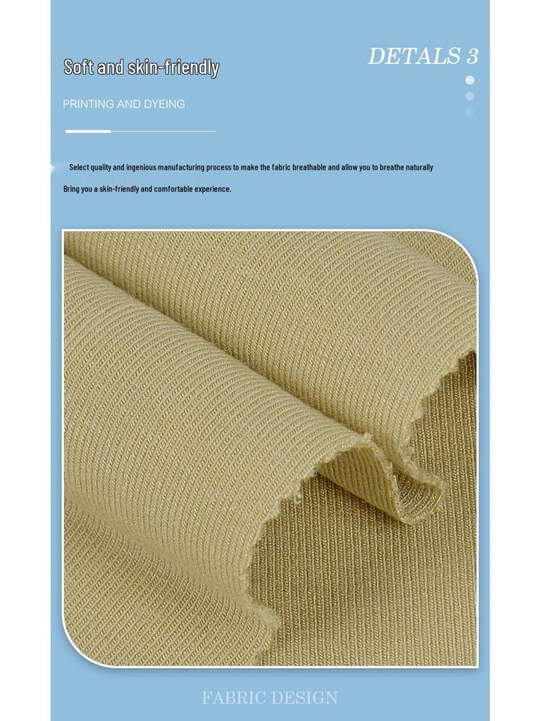 Modal 1x1 Ribbed Stretch Rayon Fabric for Spring/Summer Undershirts & Dancewear