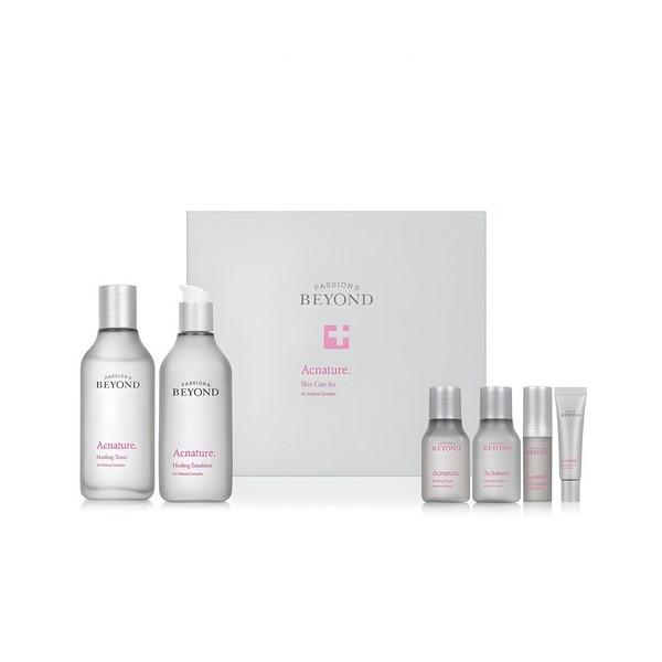 Beyond Acnature Basic 2er Set (Toner 150ml, Emulsion 120ml, Heilender Toner 35ml, Heilende Emulsion 35ml, Essenz 5ml, Spot-Gel 6ml)