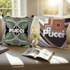 E-Emilio P-Pucci Logo Fashion  Cushion Cover Inches Farmhouse Decor Home Throw Pillow Covers for Couch Decorations