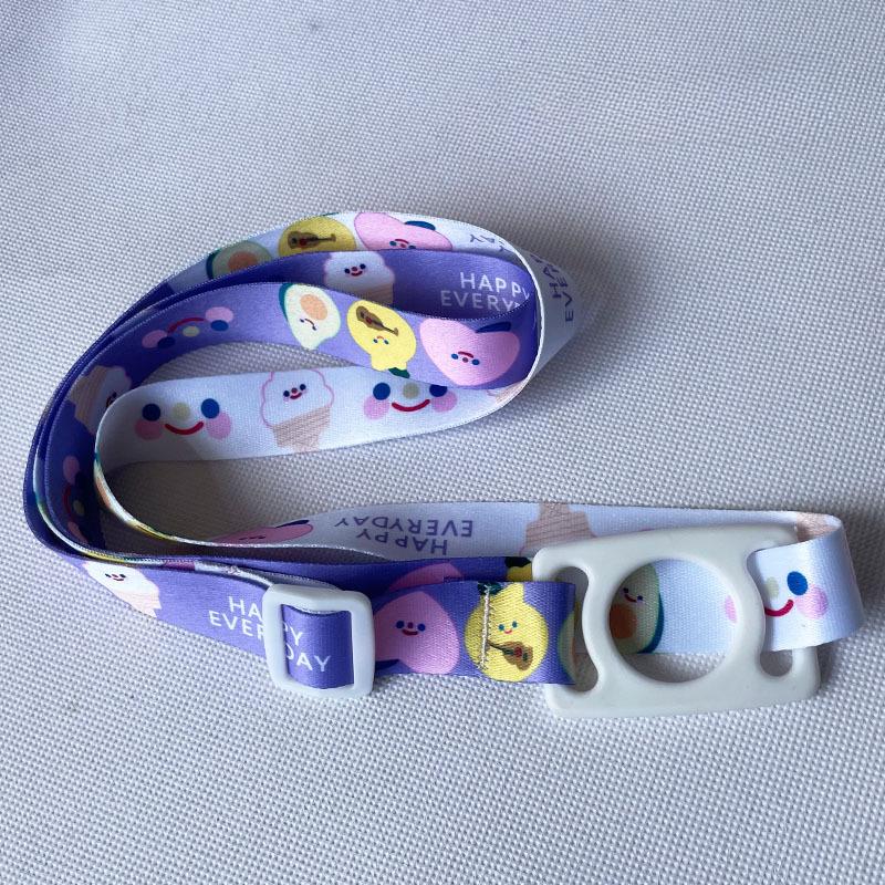 1PC Drink Bottle Strap, Adjustable Sling Lanyard For Mineral Water Bottle, Travel Portable Water Bottle Strap cup sleeve