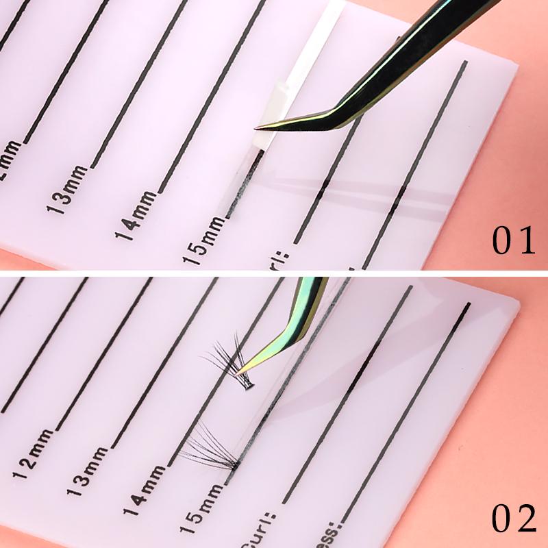 5 Layers False Eyelashes Storage Box Acrylic Pallet Transparent Grafting Eyelash Case Lash Holder Fof Lash Display Makeup Tools